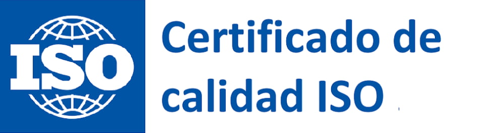 Certificado de calidad ISO con el que trabajan nuestros ingenieros