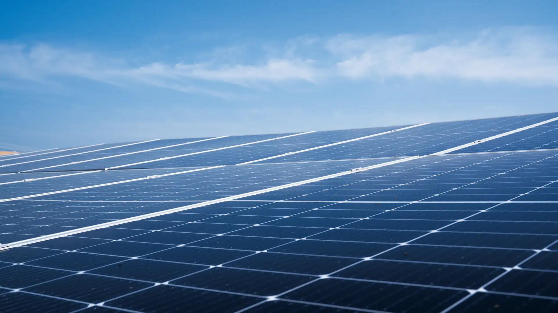 Paneles solares de una instalación fotovoltaica de autoconsumo